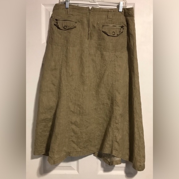 2 for $20 Marie Claire Utility Style A-line Skirt with Front Pocket. size 11 - Picture 2 of 14